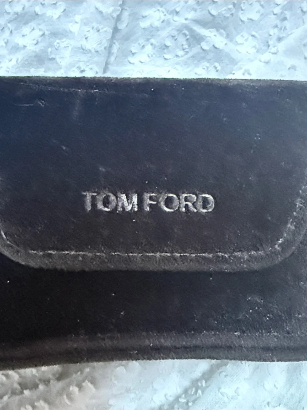 Tom Ford Brown Velvet Eye or Sunglasses Case